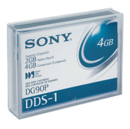 SONY DG90P DDS1 2/4GB 4MM 90M DATA CARTRIDGE 1PK